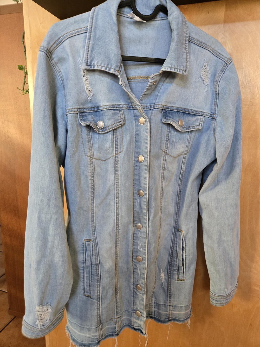 Tribal Brand  Distressed Denim Jacket for Women